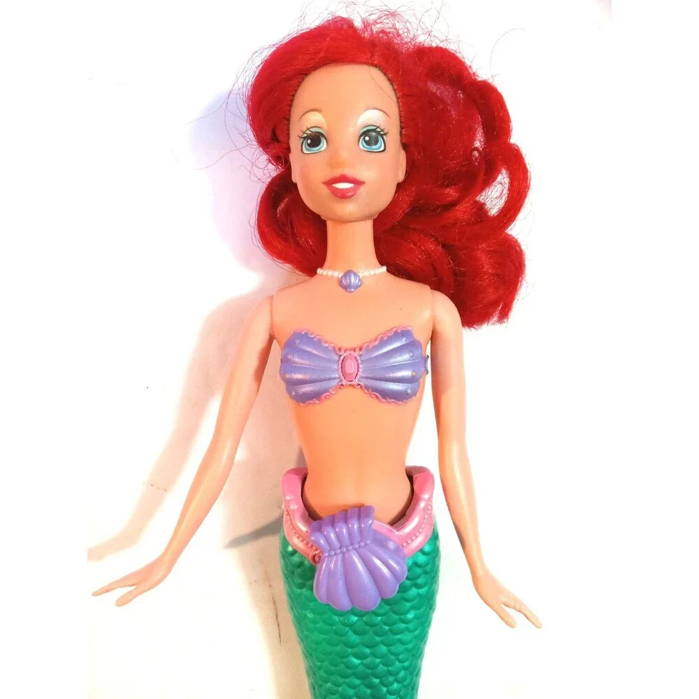 Disney Mattel Ariel Little Mermaid Barbie Doll Swimming Action, Moving 2010 Rare